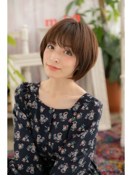 ミック 日暮里店(miq) 前下がりで輪郭カバー…ナチュラルかわいい丸みショート