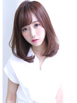 ラエティス(Laetus) 〇抜け感メルティショコラカラー×ナチュラル縮毛矯正【Laetus】