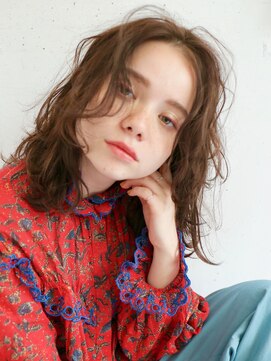 オーサム(AWESOME) 《AWESOME》小顔ブランジュ×ミディアムレイヤー