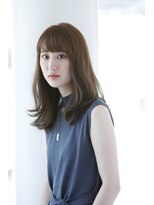 チップタップ 中村橋店(tip top) 働く女性にお勧め♪大人可愛いセミロング・ミルクティーベージュ