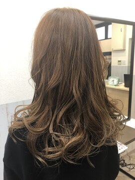 ヌーボヘアー(Nubo Hair) ゆるふわミルクティーグラデーション