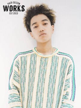 ワークス ヘアデザイン(WORKS HAIR DESIGN) 外国人風メンズツイストアフログラデーションカラー