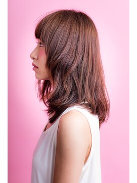 ソア 武蔵小杉(SOAR) ピンクカラーナチュラルカラークリアカラーチュラルストレート