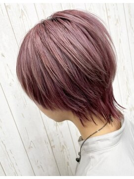 アンティア 草加店(AN'TIA) フラミンゴカラーショートウルフカット