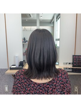 トゥーリ 浜町店 長崎(tuuli) アッシュグレー×外ハネ