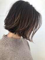 ソーホーヘアーアンドボタニカル 大橋店(SOHO hair & botanical) 外ハネボブ／10代／20代／30代／ハイライト