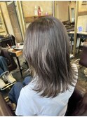 アッシュグレージュ 外はねボブ stylist/miaki