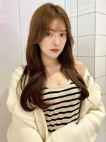 ルームバイシー 新宿(Loom. by Sea)&nbsp;シルキーベージュ/韓国風前髪/グレージュカラー/斜めバング
