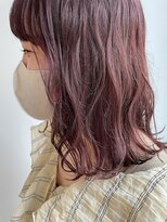 サロン(CI'SALON)&nbsp;カシスピンク×ボブ