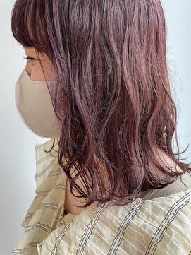 サロン(CI'SALON) カシスピンク×ボブ