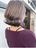 パープルイヤリング