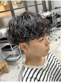 新潟メンズパーマ 新潟波巻き 新潟波巻きスパイラル
