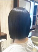 ぱっつんボブ ショートボブ 韓国ボブ 仙台 10代 20代 30代