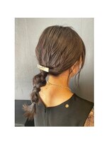 クラップス 弘明寺店(CLAPS)&nbsp;編みおろしヘアアレンジ