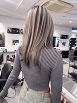 キング 枚方店(K!ng)&nbsp;縮毛矯正髪質改善ハイライトレイヤーカット枚方美容室エクステ