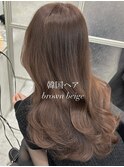 吉岡Style/韓国ヘア/brown beige