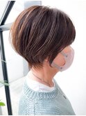 日差しの強い季節に◎！襟足長めのくびれショート！