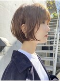 天神大名顔周りレイヤーカットミディアムボブタッセルボブ今泉