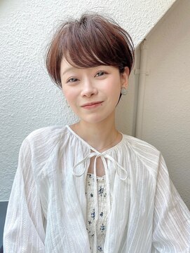 ハウスアンドヘアーワークス(House&Hair works) 前髪長め大人小顔ショート30代40代50代　藤沢