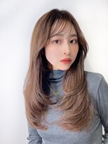 ボヌール 西宮北口(Bonheur)&nbsp;【西宮北口】韓国レイヤーカットラベンダーグレージュ