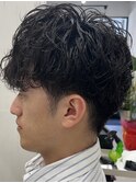 フェザーパーマ/ニュアンスパーマ/韓国マッシュ/錦糸町駅/men's