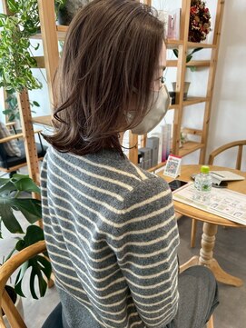 ミディアムレイヤー/ミディアム/20代/30代/40代/ダブルカラー