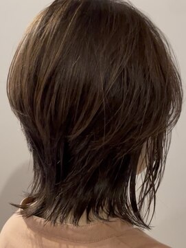 ハチ上レイヤーでひし形ミディアム