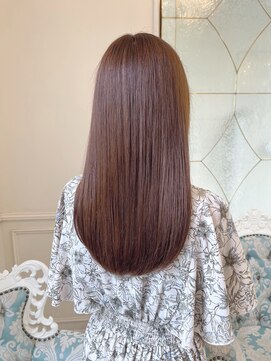 サロンドウィズ 本店 本八幡(Salon de With) ナチュラルブラウン/艶ストレートロング