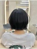黒髪でもふわボブ♪