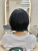 サンド 池袋 2nd(sand) 黒髪でもふわボブ♪