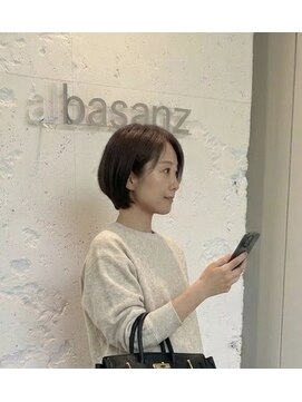 アルバサンス 三条烏丸御池店(albasanz) 30代/40代/50代/白髪ぼかし/大人/京都/ブラウン/ナチュラル