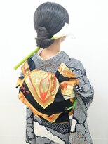 ヘアーメイク ティアラ(Hair make Tiara)&nbsp;訪問着×生花×ふくら雀