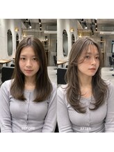 垢抜ける韓国風くびれレイヤー