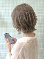 オックスクリエーション OX CREATION 桃山&nbsp;ハッシュレイヤーショートボブ/ベージュカラー