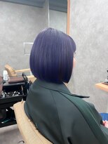 グラフィー(graphy)&nbsp;ダブルカラーでラベンダー×ワンレンボブ！