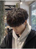 シャドウパーマ/波巻きパーマ/メンズヘア/吉祥寺