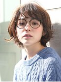 『大人女子×可愛い×モード×メガネ』くすみカラー