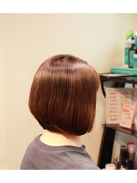 ヘアートゥリース(hair trees) ボブ　縮毛矯正＆デジタルパーマ　　　 hair trees【溝の口】