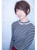 【morio池袋】大人かわいい小顔耳かけとろみマッシュショート