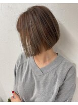 ヘアースタジオ ゼン(hair studio Zen) ミディアム　ハイライトカラー
