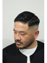 レンゲン(LENGEN)&nbsp;メンズかき上げニュアンスマッシュサイドパート韓国マッシュ