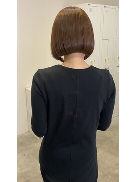 シェノン 武庫之荘(CHAINON) ボブ/グレージュカラー/地毛風酸性ストレート/縮毛矯正