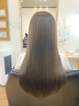 ヘアーガーデンスカイ(hair garden SKY)の写真/【可部】《柔らかい質感×滑らかな手触り》に感動！業界最先端の薬剤で理想の美艶髪を手に入れて☆