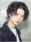 大人男子のスパイラルセンターパート!【グロムウェイブミディ】