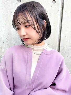 エストアール フクオカ 福岡博多店(est-r. Fukuoka) 大人可愛いボブ＊グレージュ