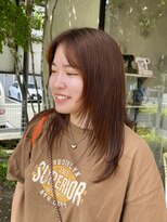 カムジーヘッド(COMEGHEAD)&nbsp;顔まわりカット×オレンジヘア