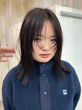 ナンバー アンフィール 渋谷(N° anfeel) イメチェンハッシュカットレイヤーカット韓国似合わせカット渋谷