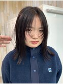 イメチェンハッシュカットレイヤーカット韓国似合わせカット渋谷