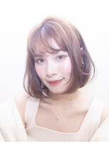 メノン(Menon) ワンレンブブ　小顔ヘア　ニュアンスカール