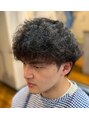 メンズサロン エクシア ツイストスパイラルパーマです。当店の人気なパーマメニューです